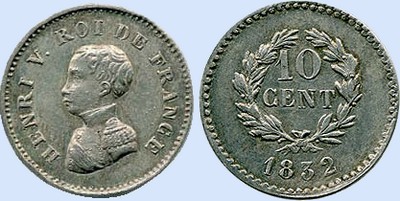 10 Centimes HENRI V